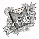 Skin Cheese tattoo design idea