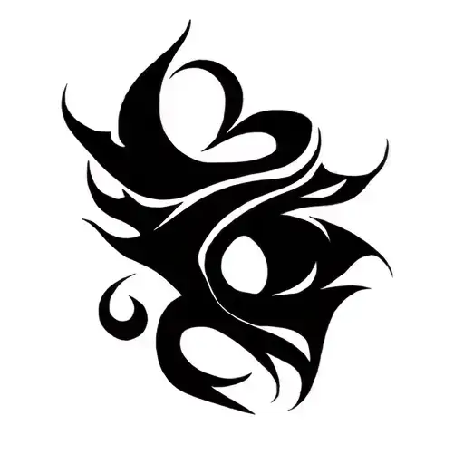 God of war and love. tattoo design idea