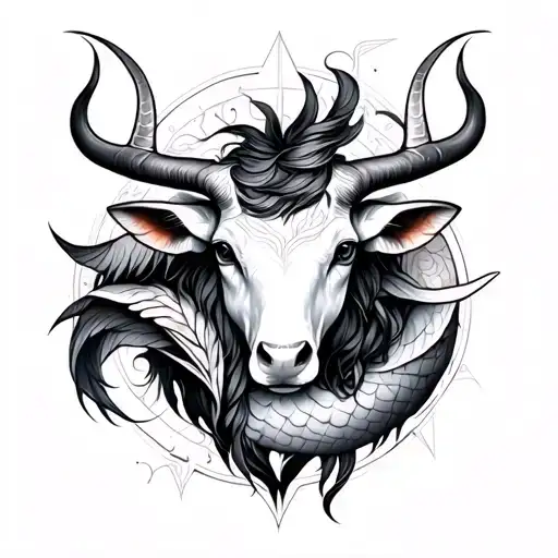 Taurus Aquarius Sagittarius and Pisces  tattoo design idea