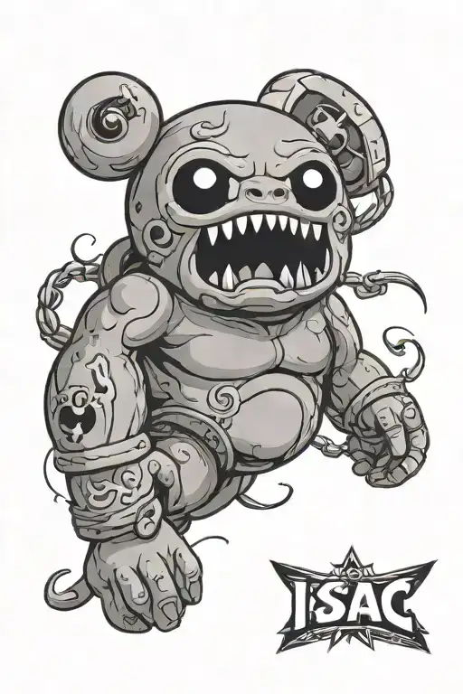 the binding of isaac tattoo design idea