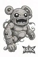 the binding of isaac tattoo design idea