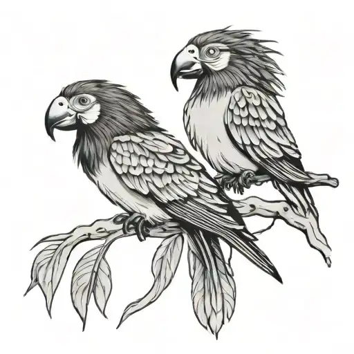 three little birds bob marley tattoo design idea