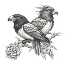 three little birds bob marley tattoo design idea