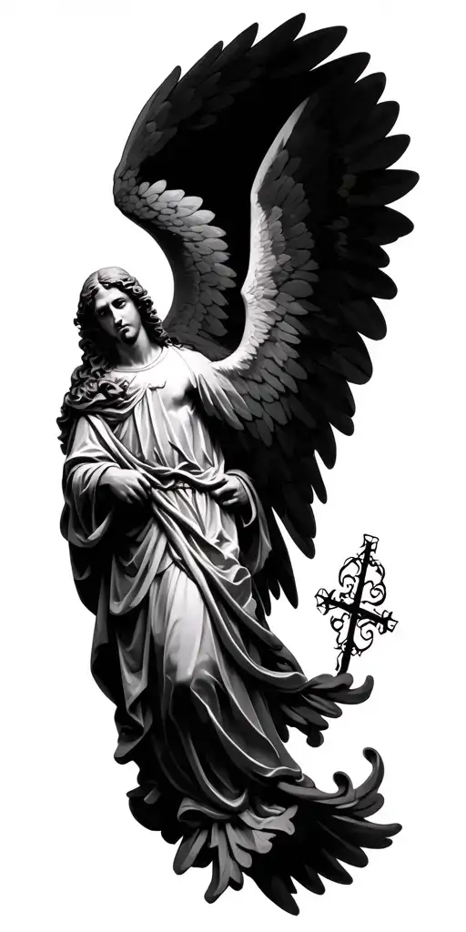 irish catholic tattoo Michael the archangel tattoo design idea