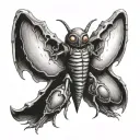 Mothman tattoo design idea