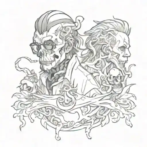 suicide boys tattoo design idea