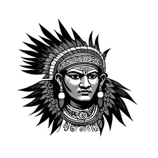 inca god inti tattoo design idea