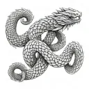 Jörmungandr tattoo design idea