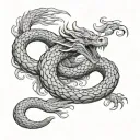 Jörmungandr tattoo design idea