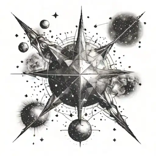 orion constellation tattoo design idea