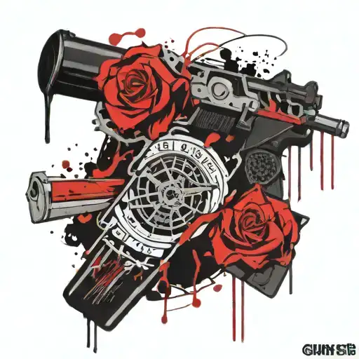 guns n roses tattoo design idea