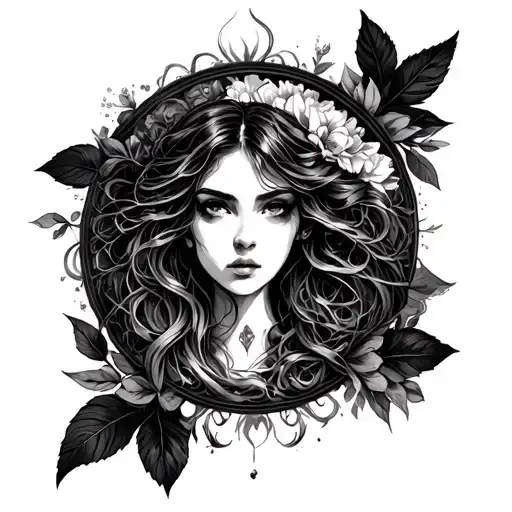 Gemini story tattoo design idea
