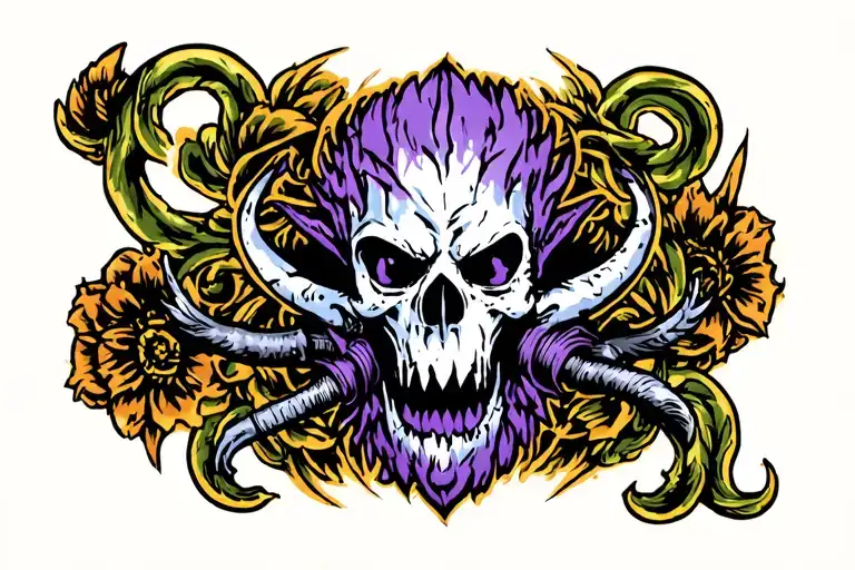 mark of slaanesh tattoo design idea
