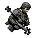 Combat Medic tattoo design idea