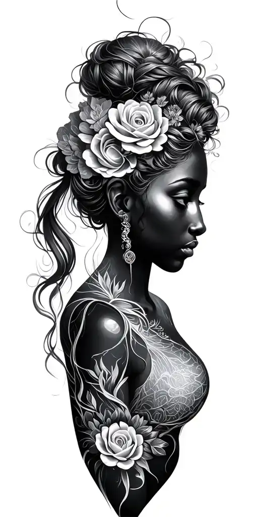 Gemini twins tattoo design idea