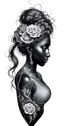 Gemini twins tattoo design idea