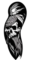 western tattoo design idea