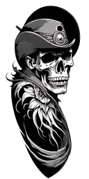 western tattoo design idea