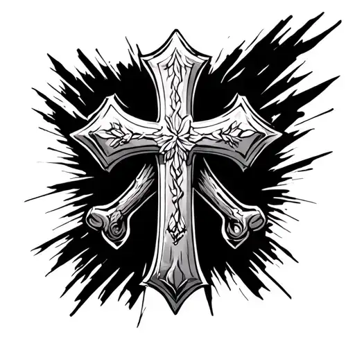 battlefield cross tattoo tattoo design idea