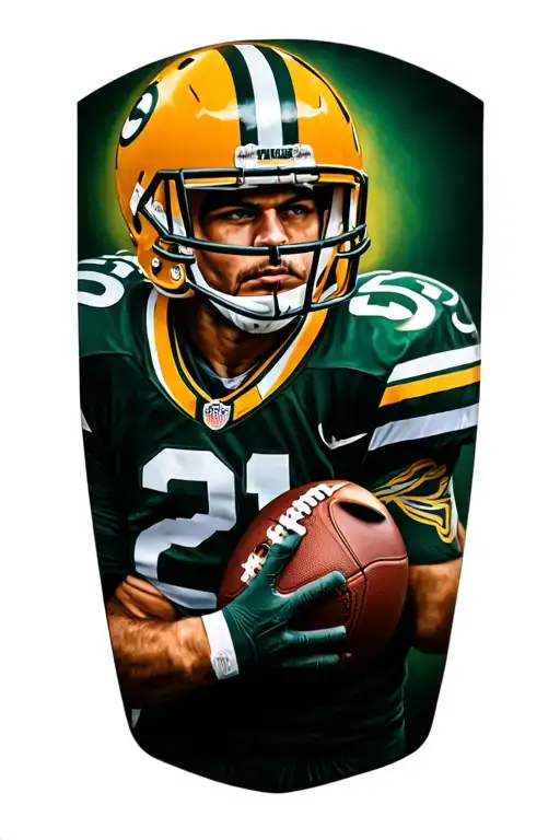 Green Bay packers tattoo design idea