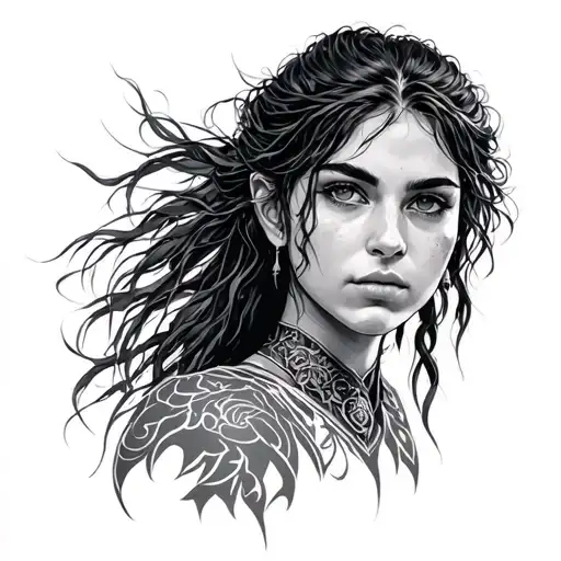 Arya tattoo design idea