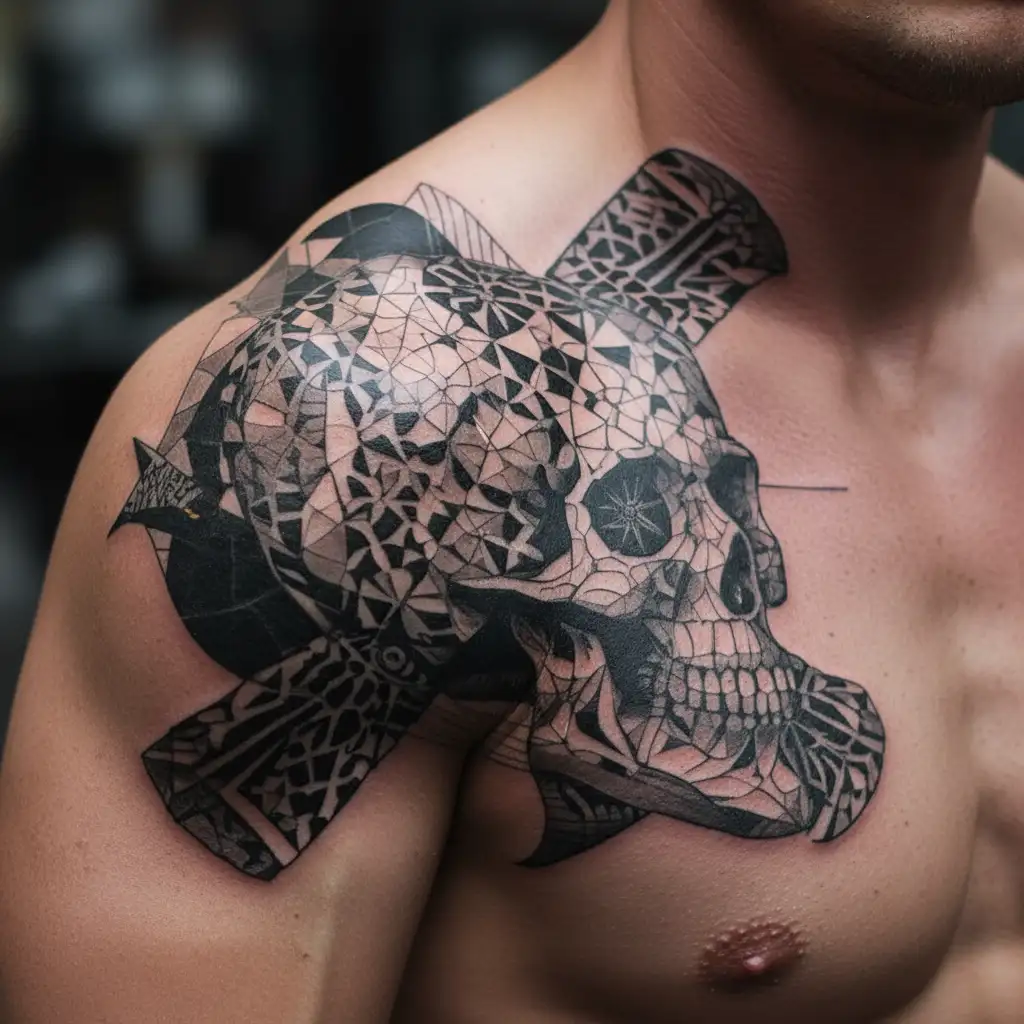 JR ACUARIO COLOMBIA 1982 «Scull» 1981 tattoo design idea