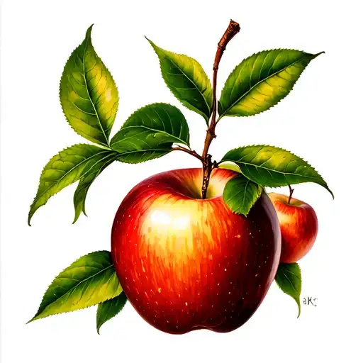 "Harley" Apple Tree tattoo design idea