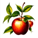 "Harley" Apple Tree tattoo design idea