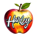 "Harley" Apple Tree tattoo design idea