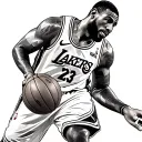 Lebron James tattoo design idea