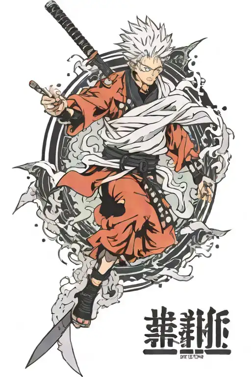 Jujutsu Kaisen, Gojo, Inverted Spear of Heaven, Prison Realm, Sukuna face marking tattoo design idea