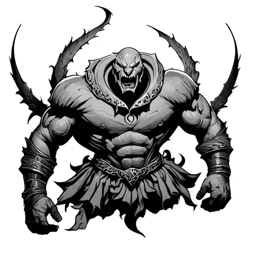 juggernaut tattoo design idea