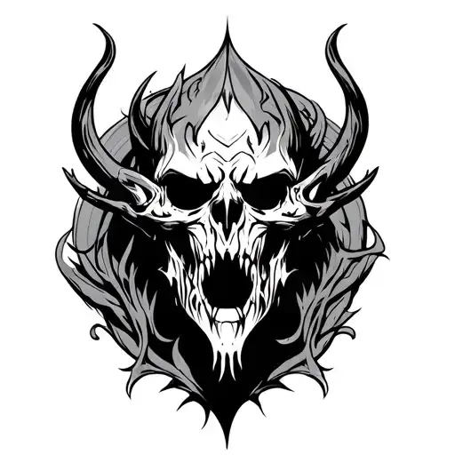 iblis is god tattoo design idea