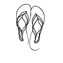 Flip Flop tattoo design idea