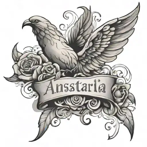 Resurrection meaning of the name Anastasia tattoo design idea