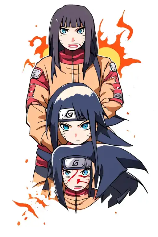 pain, nagato and konan from naruto naruto naruto tattoo design idea