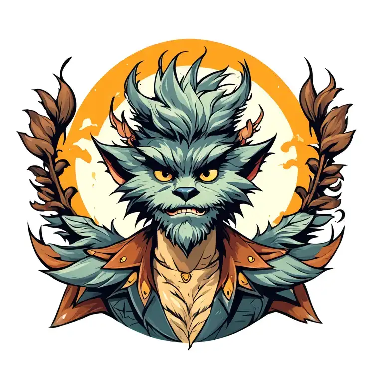 max from the wild things tattoo design idea
