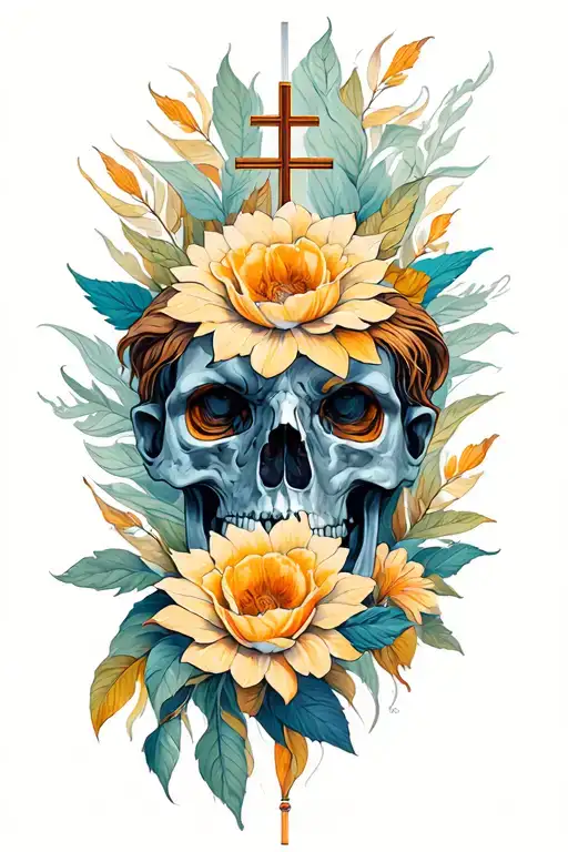 christian tattoo design idea