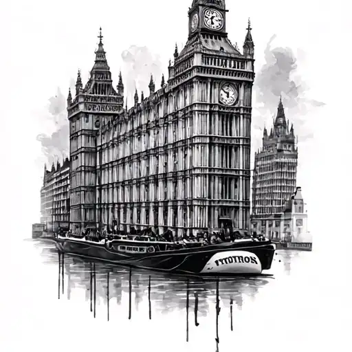 London England tattoo design idea