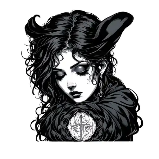 jealousy - everyone has secrets inside tattoo design idea