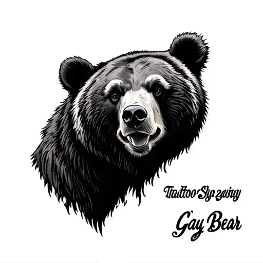 Gay Bear tattoo design idea