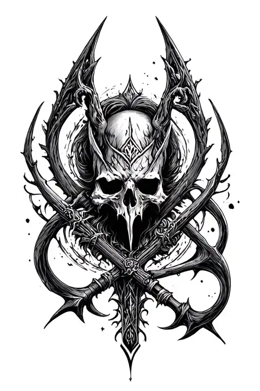 Bloodborne hunter's mark tattoo design idea