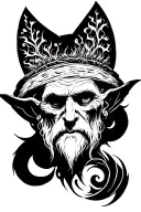 Baba Yaga tattoo design idea