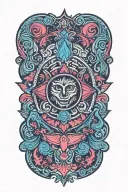 psychedelic tattoo design idea