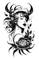 weight loss tattoo design idea