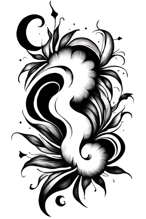 weight loss tattoo design idea