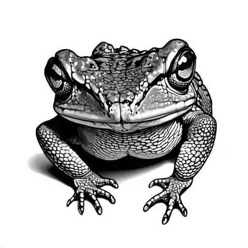 Horny Toad tattoo design idea