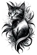 Cataleya tattoo design idea