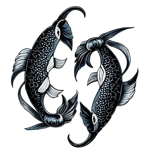 Pisces And Cancer and Taurus zodiac symbol tattoo design idea