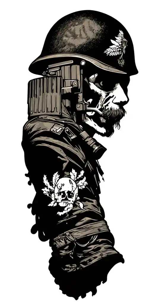 military war sleeves tattoo tattoo design idea